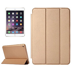 Wewoo Smart Cover or pour iPad mini 4 Étui en cuir de couleur unie à rabat horizontal avec support et fonction de veille / réveil