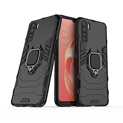 Coque en TPU hybride cool guard avec support de bague noir pour votre OPPO A91/F15