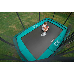 Avis Trampoline rectangle vert enterré 330 Champion + filet - BERG