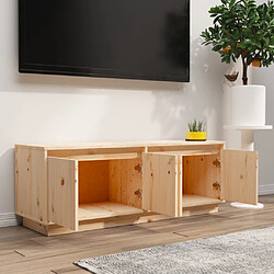 Avis Maison Chic Meuble TV scandinave - Banc TV pour salon 110x34x40 cm Bois de pin massif -MN79340