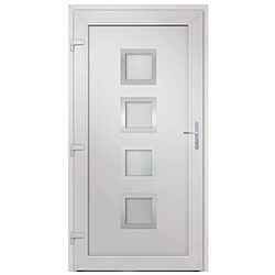 Acheter vidaXL Porte d'entrée anthracite 88x200 cm PVC