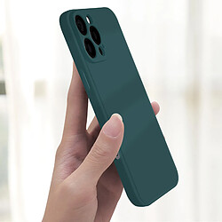 Avis Avizar Coque pour iPhone 16 Pro Silicone Finition Mate Soft Touch Vert Foncé