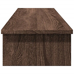 Acheter vidaXL Support de moniteur chêne marron 100x27x15 cm bois d'ingénierie