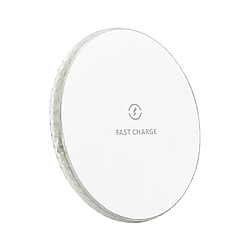 Chargeur Rapide Sans Fil 15w Qi Charging Pad QC 3.0 Pour Samsung Blanc