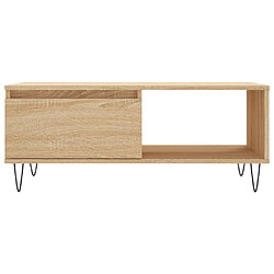 Acheter vidaXL Table basse Chêne sonoma 90x50x36,5 cm Bois d'ingénierie