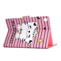 Acheter Etui en PU modèle chat princesse pour votre Samsung Galaxy Tab A 10.1 (2019)