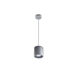 Acheter Luminaire Center Suspension ORBIS aluminium gris 1 ampoule