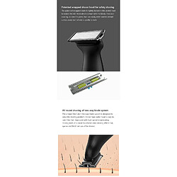 Avis Universal Rasoirs électriques Rasoirs électriques Hommes Rasoirs polyvalents Corps sec et humide Coupe-sourcils Soin du visage Ciseaux électriques | Rasoir électrique (blanc)