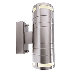 ZILLY Lampe à LED GU10 acier à double faisceau applique murale entrée terrasse balcon IP44 230V modèle DOUBLE