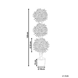 Avis Beliani Plante artificielle BUXUS BALL TREE 120 cm