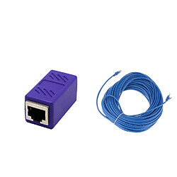 Cat5e Câble Ethernet Network UTP Câble Durable Flexible +RJ45 Femelle à Femelle Séparateur Ethernet pr LAN Internet Modem Xbox PS3 PC Latpop