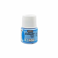 Pebeo Peinture textile Setacolor opaque - Bleu ciel - 45 ml