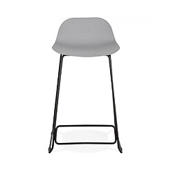 Kokoon Design Tabouret de bar design SLADE MINI GREY 49x53x85 cm