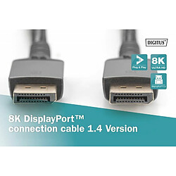 DIGITUS 8K DisplayPort Anschlusskabel DP zu DP, 1m pas cher