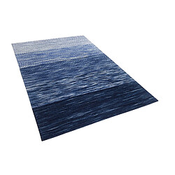 Beliani Tapis en dégradé de bleu 140 x 200 cm KAPAKLI