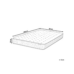 Avis Beliani Matelas à ressorts ensachés ferme 80 x 200 cm DREAM