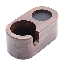 Porte-filtre à Café Tamper Support En Bois Espresso Tamper Mat Stand 3 Trous 53 54mm