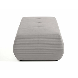 Lisa Design Onyx - pouf d'appoint - en velours côtelé