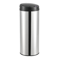 Poubelle à Capteur Acier Inox 47 Litres Argenté [en.casa]