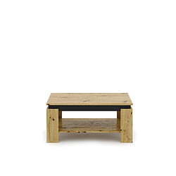 Vivaldi Table Basse Turia Chene Artisan/Noir