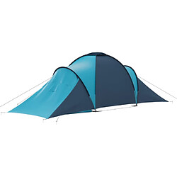 Acheter vidaXL Tente de camping pour 6 personnes bleu et bleu clair