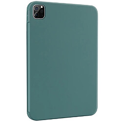 Coque en silicone antichoc, anti-empreinte digitale vert pour votre iPad Pro 12.9-pouces (2021)/(2020)/(2018)