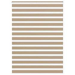 vidaXL Store zèbre marron sable largeur du tissu 160,9 cm polyester