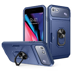 Coque en TPU + acrylique avec béquille Bleu saphir pour votre iPhone 7/8/SE (2020)/(2022)