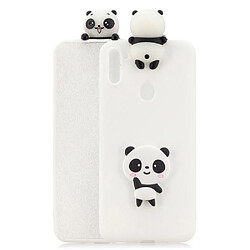 Coque en TPU Décor de poupée 3D souple panda/blanc pour votre Samsung Galaxy A11