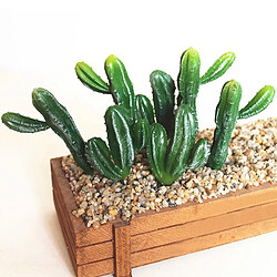 Acheter Wewoo Décoration de bureau à la maison de paysage de jardin de cactus de 2 PCS mini artificielsstyle Deux colonnes féeriques