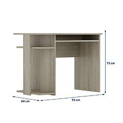 Selsey Bureau - LINCORIS - 95 cm - chêne sonoma - tiroir pratique - style moderne pas cher