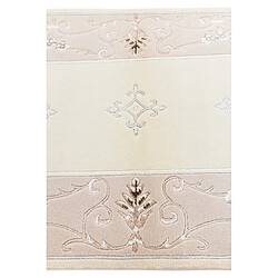 Vidal Tapis de laine 152x89 beige Darya pas cher