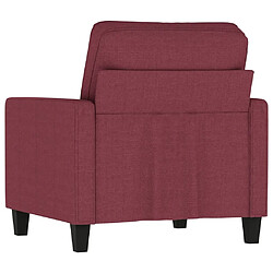 Maison Chic Fauteuil relax,Chaise pour salon Rouge bordeaux 60 cm Tissu -MN90620 pas cher