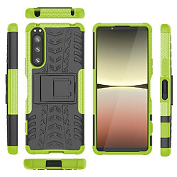 Htdmobiles Coque pour Sony Xperia 5 IV 5G - housse etui rigide anti choc + film ecran - VERT