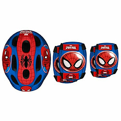 Ludendo Casque + coudières + genouillères Spider-Man