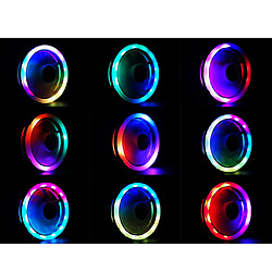 Ventilateur Hautes Performances Refroidissement D'ordinateur DC 12V 1200RPM CPU Cooling Fan RGB LED