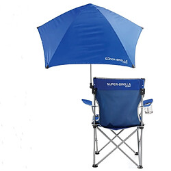 Wewoo Chaise pliante portative de camping de voyage de de pêche de loisirs de plein air avec le parapluie