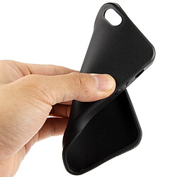 Wewoo Coque noir pour iPhone 5 & 5s & SE Design officiel TPU avec en cuir