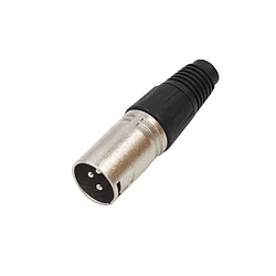 Fiche XLR Mâle 2 X 3 Broches Pour Fiche Adaptateur Convertisseur Est Jack 6.3mm Mâle