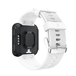 Wewoo Bracelet pour montre connectée Dragonne Sport en silicone Garmin Foreruuner 35 Blanc