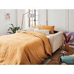 Acheter Lisa Design Owen - canapé 3 places convertible - couchage quotidien - matelas 12 cm - en velours côtelé