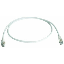 Telegärtner MP8 FS500 LSZH 1m 1m Cat6a SF/UTP (S-FTP) Blanc câble de réseau - Câbles de réseau (1 m, Cat6a, SF/UTP (S-FTP), RJ-45, RJ-45, Blanc)