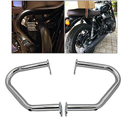 2 pièces Chrome Moto Garde Moteur Crash Bars pour Triumph Bonneville T100 T120 16-19