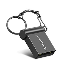 Wewoo Clé USB Clés USB MicroDrive 16 Go USB 2.0 en métalmini-disque noir