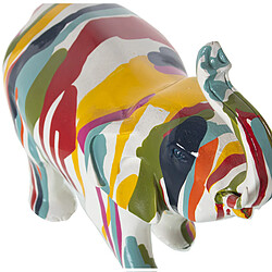 Acheter Figurine Décorative Alexandra House Living Multicouleur Plastique Eléphant Peinture 14 x 30 x 28 cm