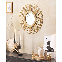 Beliani Miroir PASAKU 60 cm Naturel