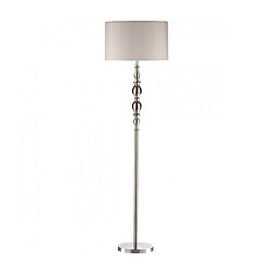 Luminaire Center Lampadaire Madrid chrome satiné 1 ampoule