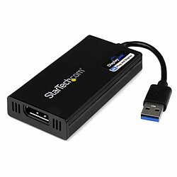 Adaptateur Startech USB32DP4K 4K Ultra HD USB Noir