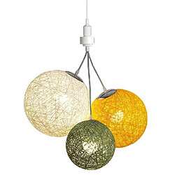 Guirled Luminaire Suspension E27 Télécommande chanvre - Oslo