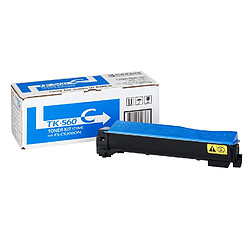 Toner Kyocera TK-560C d'origine. Cyan, 10 000 pages ISO 19752, compatible imprimante ECOSYS FS-C5300DN, FS-C5350DN, P6030cdn